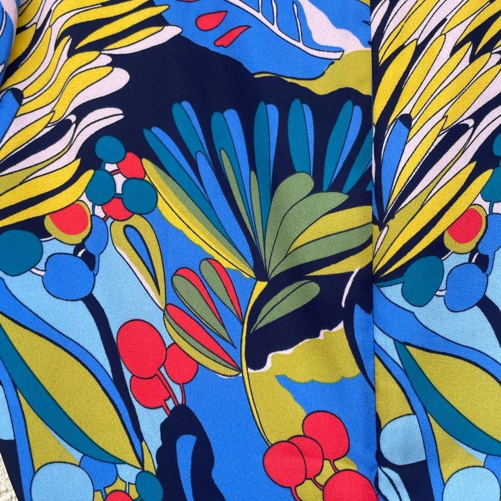 J. Crew Mercantile Size 2 Tropical Paradise Dress floral leafy Print - Picture 7 of 10